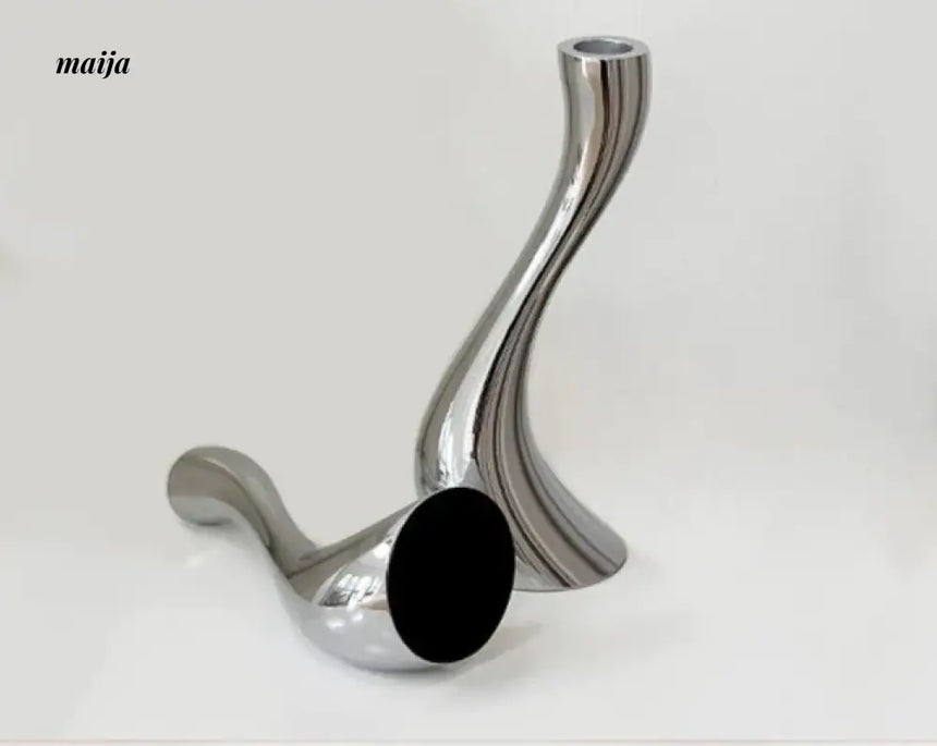 COLOURHUNTER Modern Metal Candle Holder from maija