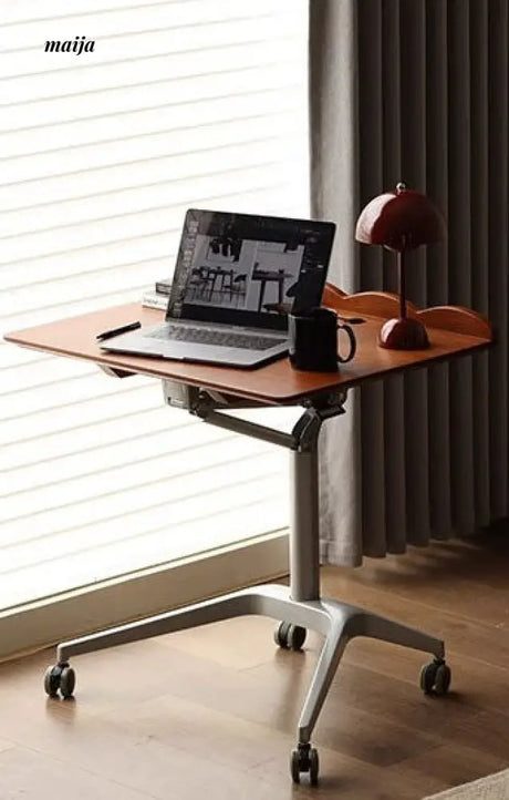Cherry Wood Moveable Standing Desk from maija