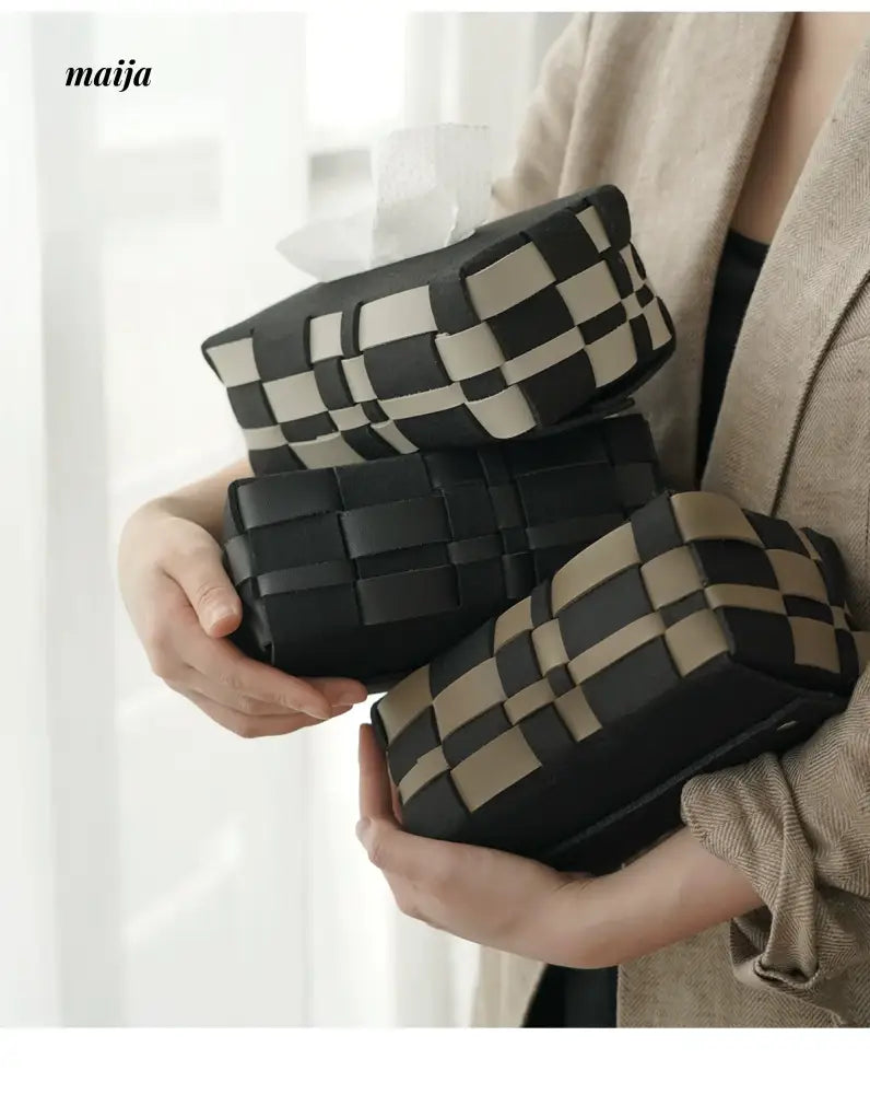 NAMO Checkerboard Weaving Paper Box High-End Design from NAMO