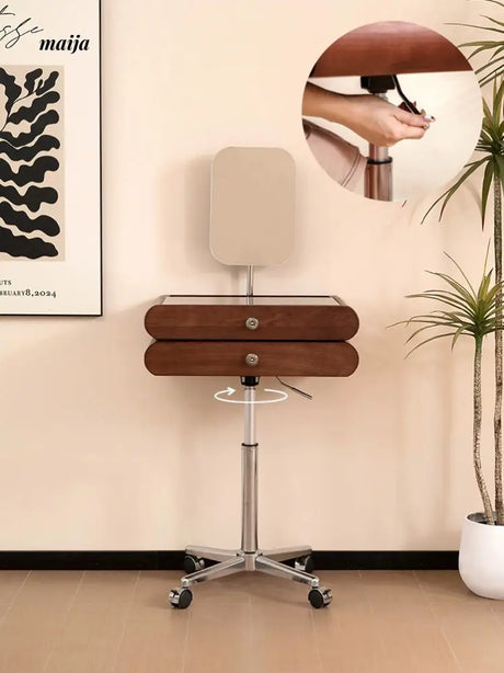 Retro Solid Wood Dressing Table from maija