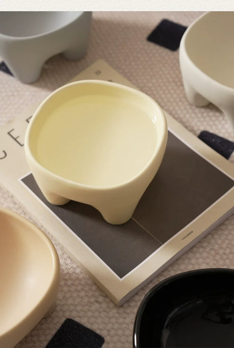 LENYVASEN Jasper Large Ceramic Pet Bowl from LENYVASEN