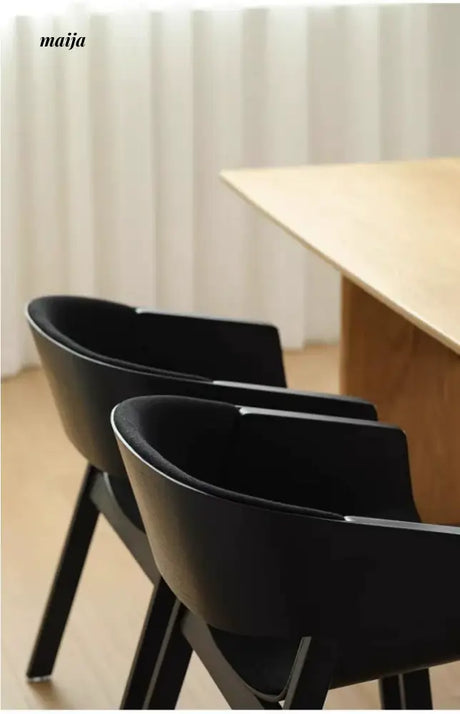 MIKA Armrest Solid Wood Designer Chair from MIKA