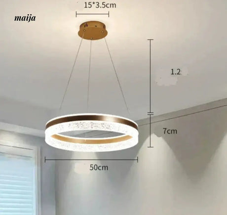 GVG Round Crystal Ceiling Chandelier from GVG