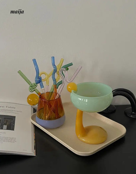 Cartoon Duck Feet Cocktail Glass from maija