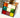 Stained Glass Rubik Glass Pendant Light from maija