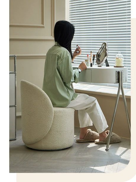 LAZYSPACE Lily Makeup Stool from LAZYSPACE