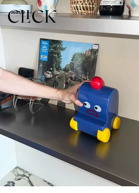 CLICK Big Eye Car Ceramic Tissue Box Original Design from NANCY