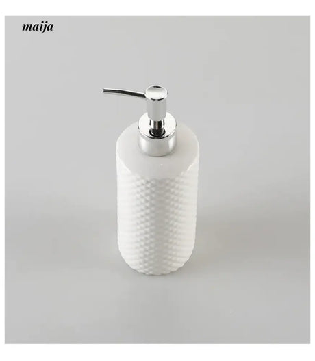 KULE HOME Grid Ceramic Lotion and Hand Sanitizer Bottle from KULE HOME