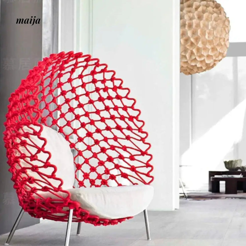MUJU Fish Net Outdoor Single Sofa from MUJU