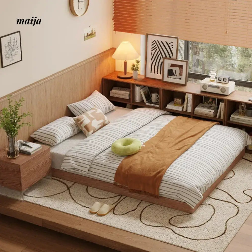 Tatami Solid Wood Platform Bed from AI