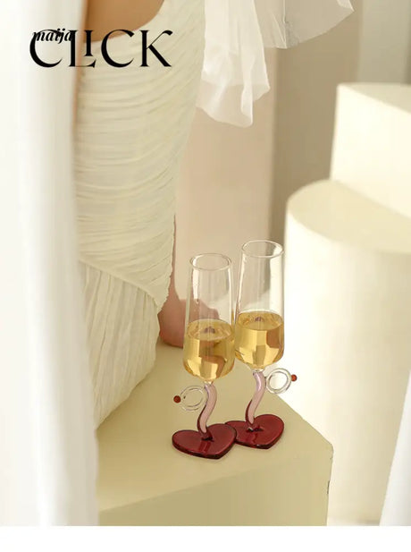 CLICK Cupid Champagne Goblet for Weddings or Gifts from CLICK