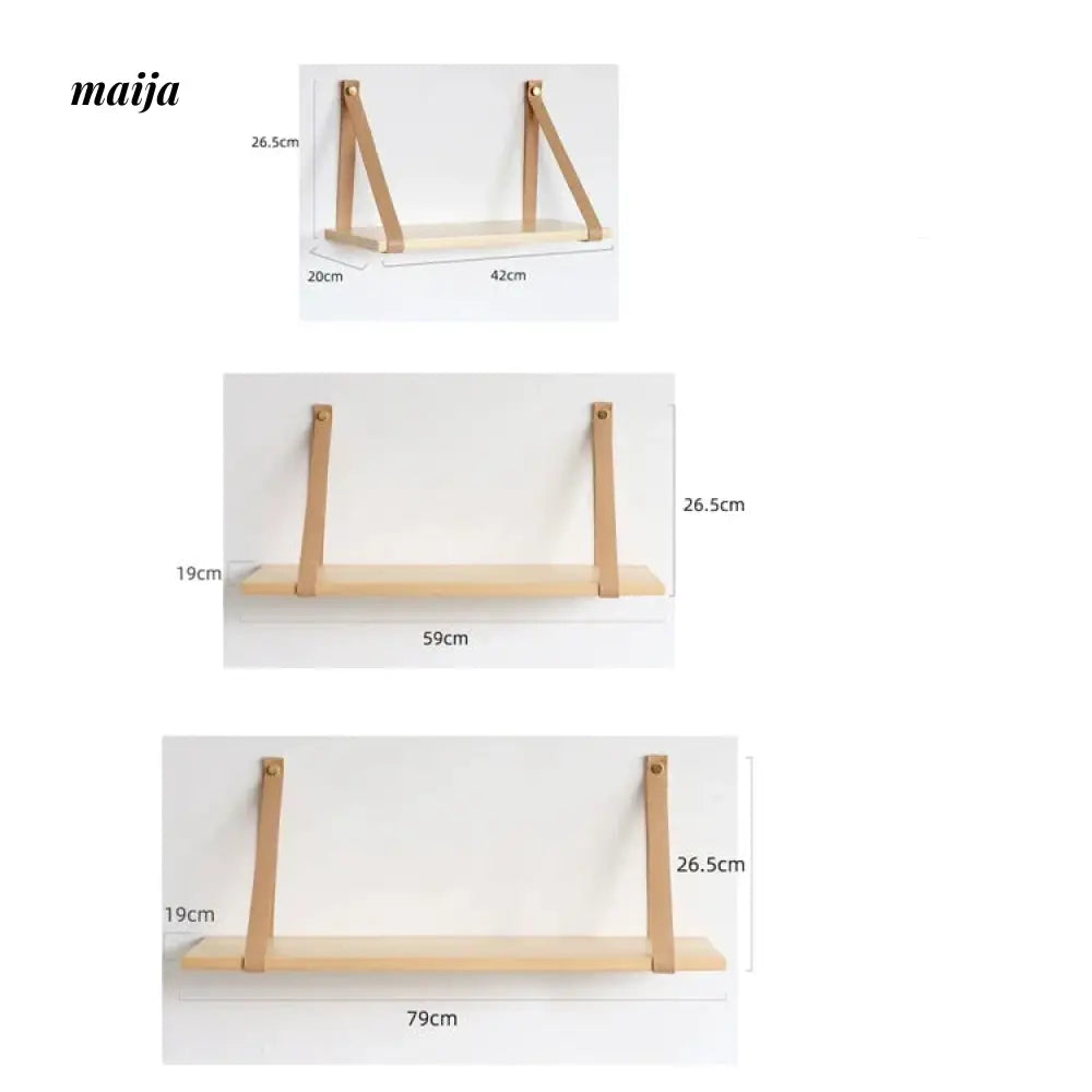WULIHOME Solid Wood One-Line Shelf Rack with Desktop Storage