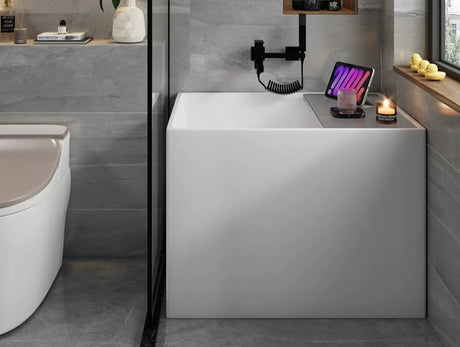 Mini Freestanding Rectangle Acrylic Bathtub from maija