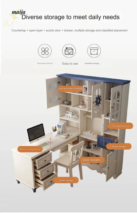 Nautica Children's Wardrobe with Desk from maija