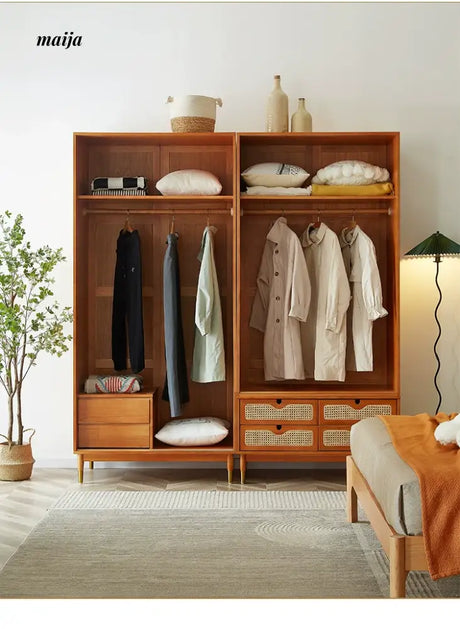 19 DREAM SPACE Solid Wood Sliding Door Wardrobe from 19 DREAM SPACE