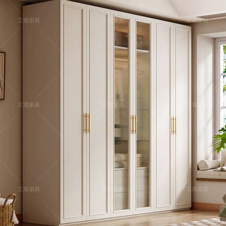 AIWO Marcel Light Luxury Glass Door Wardrobe with Modern Aesthetic from AIWO
