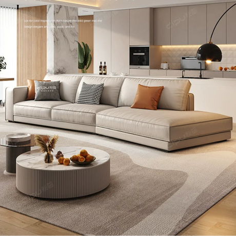 DIPU Sloane Modern Leather Sofa from DIPU