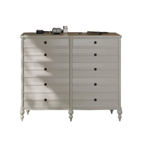 LINYUE Noelle French Solid Wood Eight-Drawer Sideboard from LINYUE