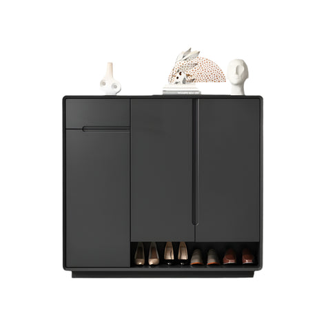 LINYUE Milo Cream Style Shoe Cabinet with Partition from LINYUE