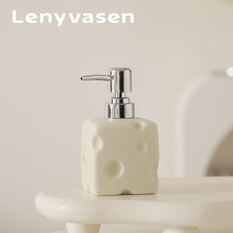 LENYVASEN Soren Shampoo Ceramic Container from LENYVASEN
