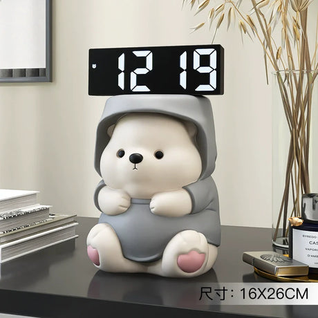 YUNCAN Bella Cream Bear Clock from YUNCAN