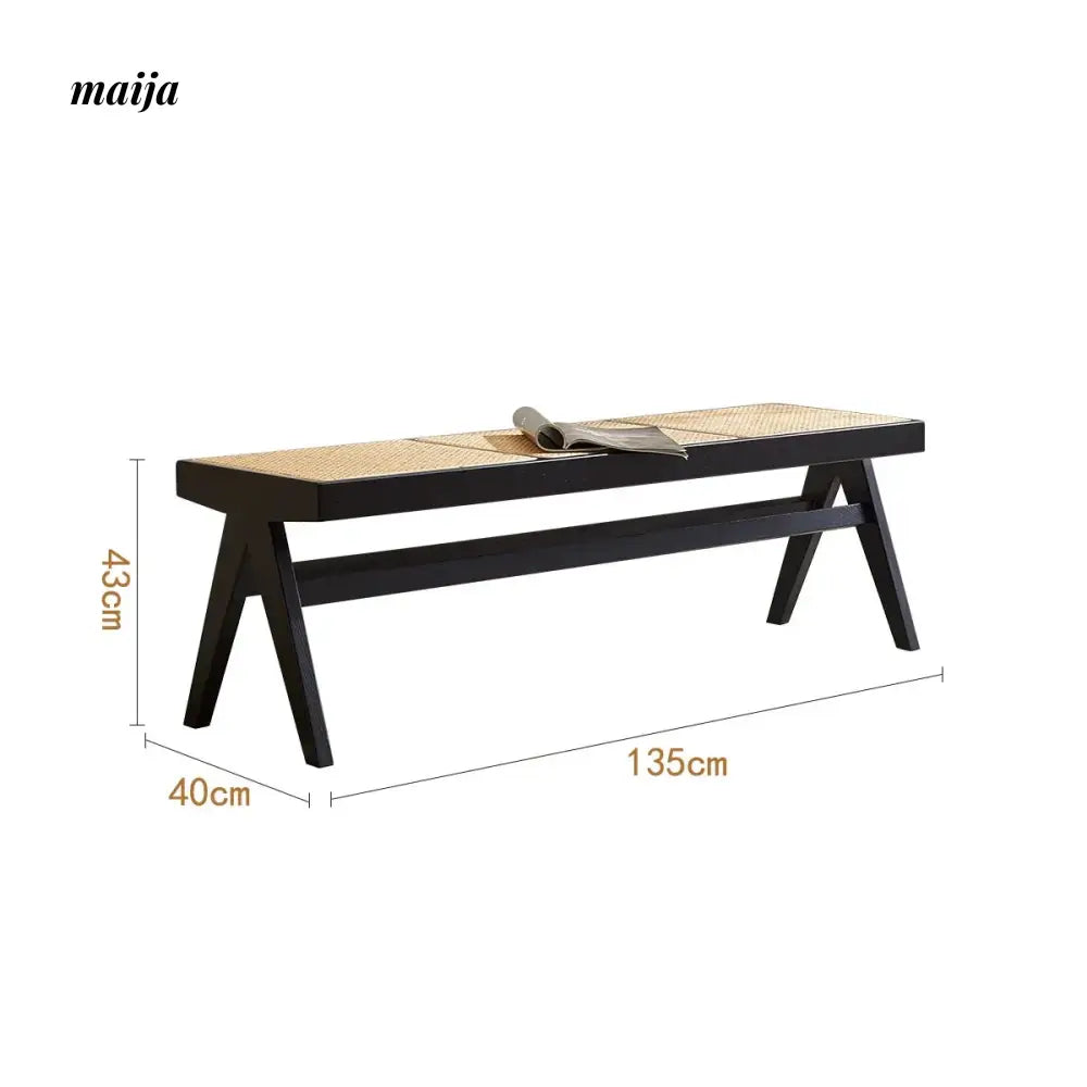 RATTAN CRAFTSMAN Rattan Shoe Stool Bench from RATTAN CRAFTSMAN