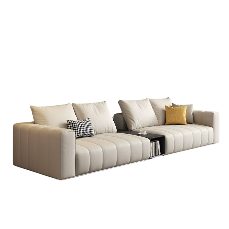 DIPU Luna Piano Leather Modern Sofa from DIPU