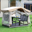MOJIA Cassiel Hanging Swing Chair for Cozy Outdoor Relaxation from MOJIA