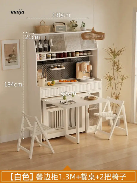 FUYUKI San Diego Retractable Dining Table and Cabinet from FUYUKI