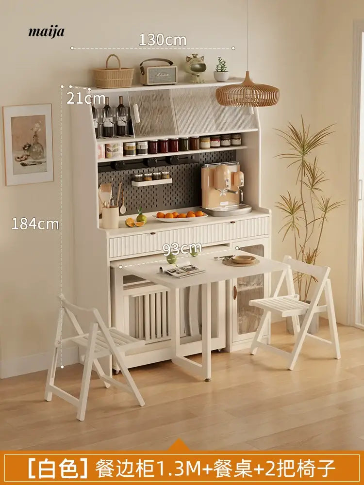 FUYUKI San Diego Retractable Dining Table and Cabinet from FUYUKI