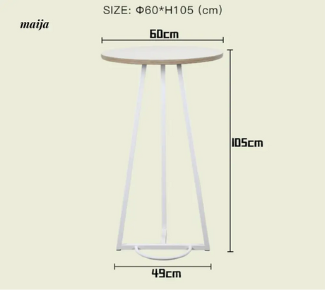 LAZYSPACE Hazel Industrial Bar Table from LAZYSPACE