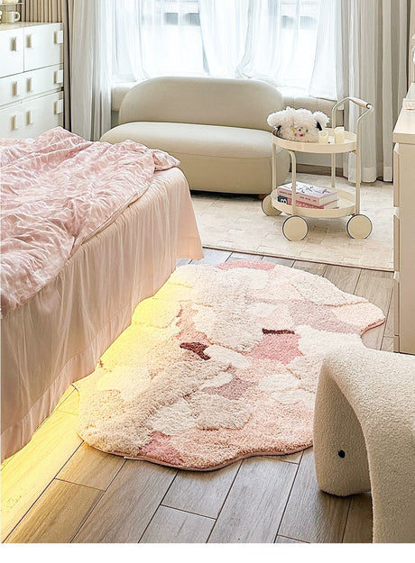 KENZAKI Sakura Snow Washable Rug from KENZAKI