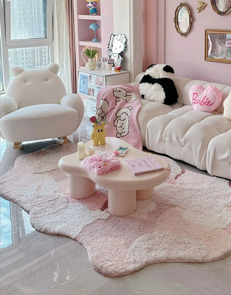 KENZAKI Sakura Snow Washable Rug from KENZAKI