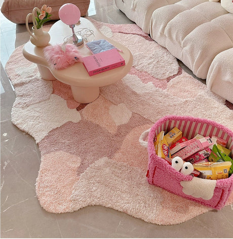 KENZAKI Sakura Snow Washable Rug from KENZAKI