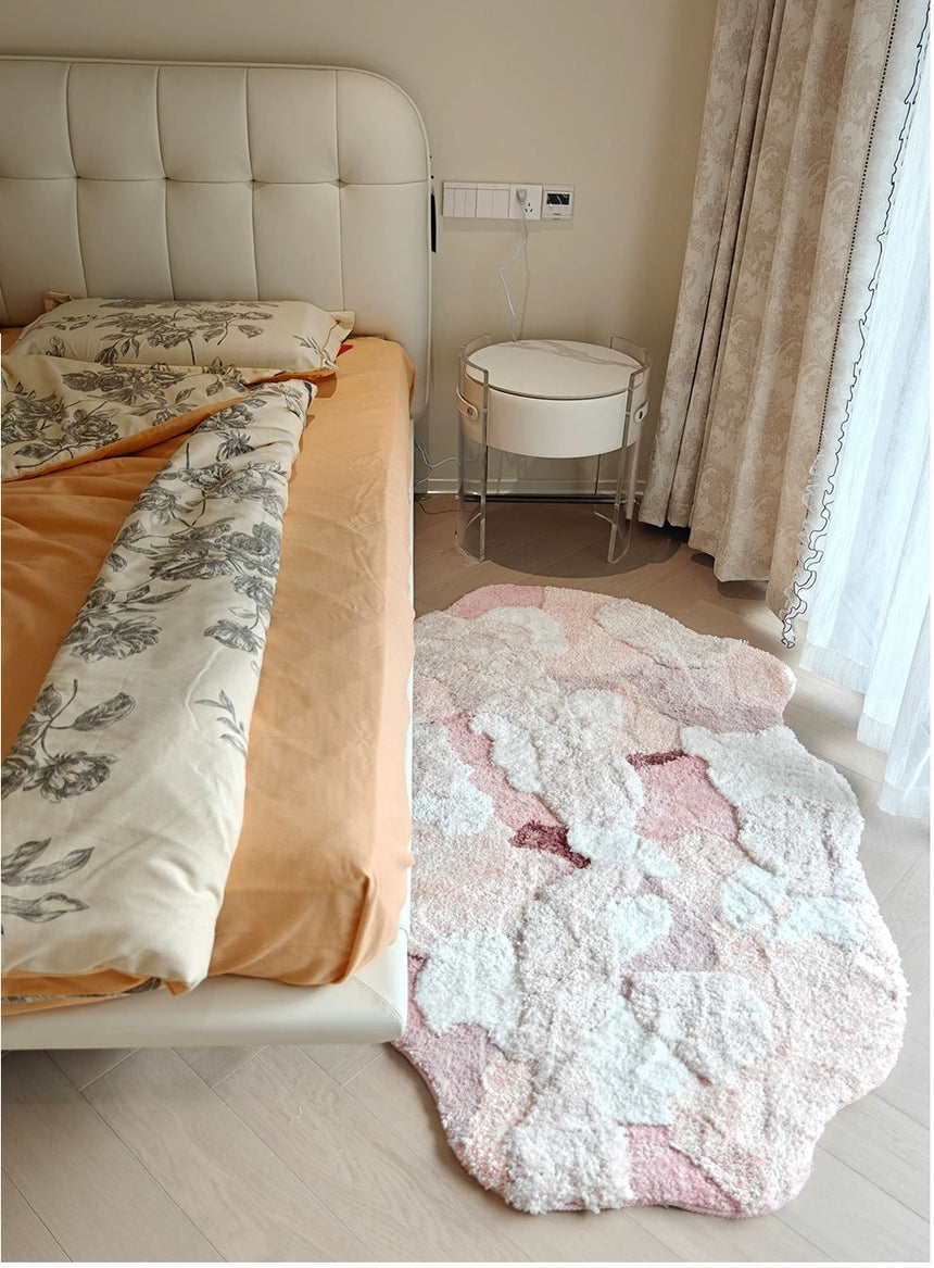 KENZAKI Sakura Snow Washable Rug from KENZAKI