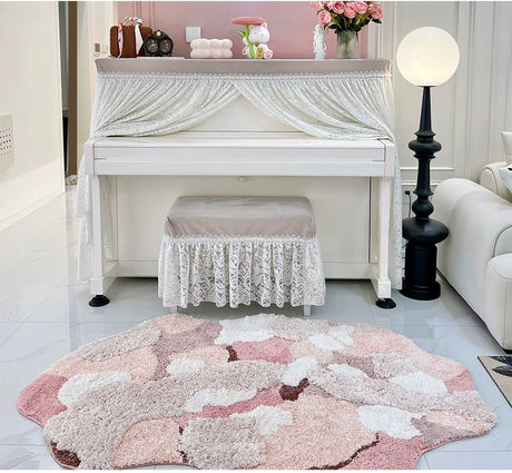 KENZAKI Sakura Snow Washable Rug from KENZAKI