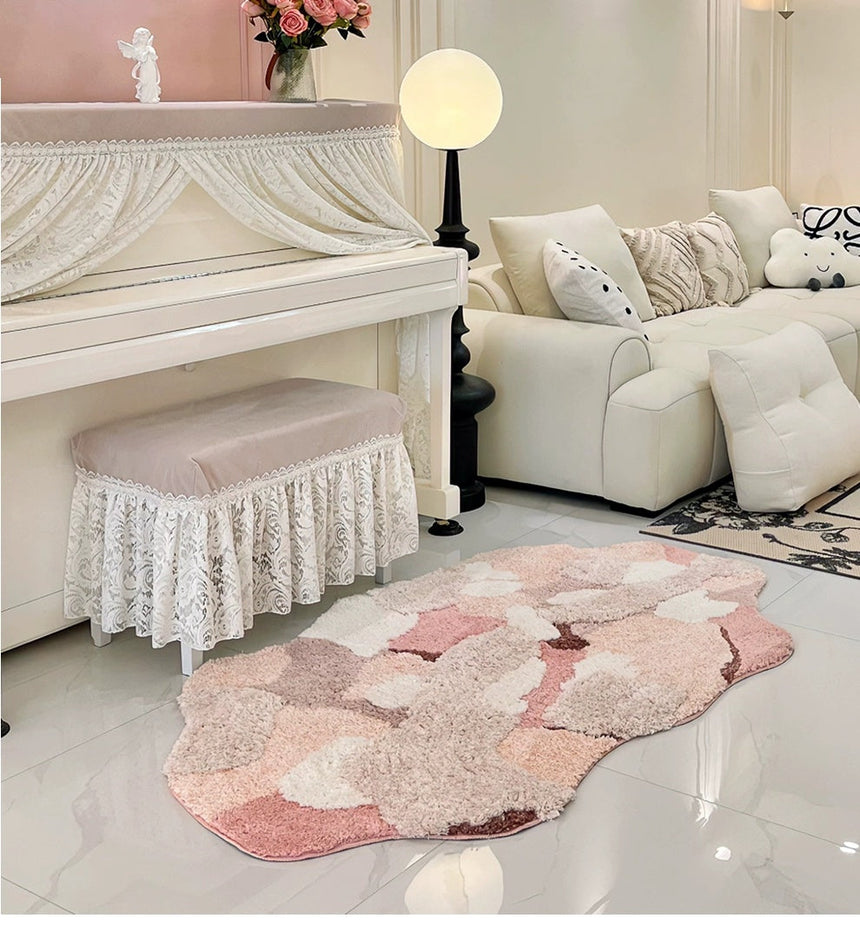 KENZAKI Sakura Snow Washable Rug from KENZAKI