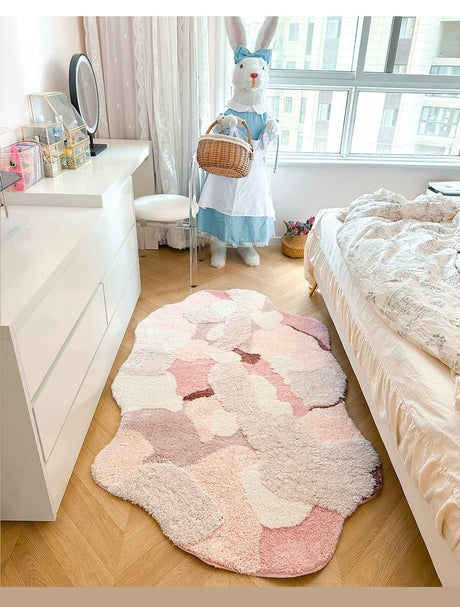 KENZAKI Sakura Snow Washable Rug from KENZAKI