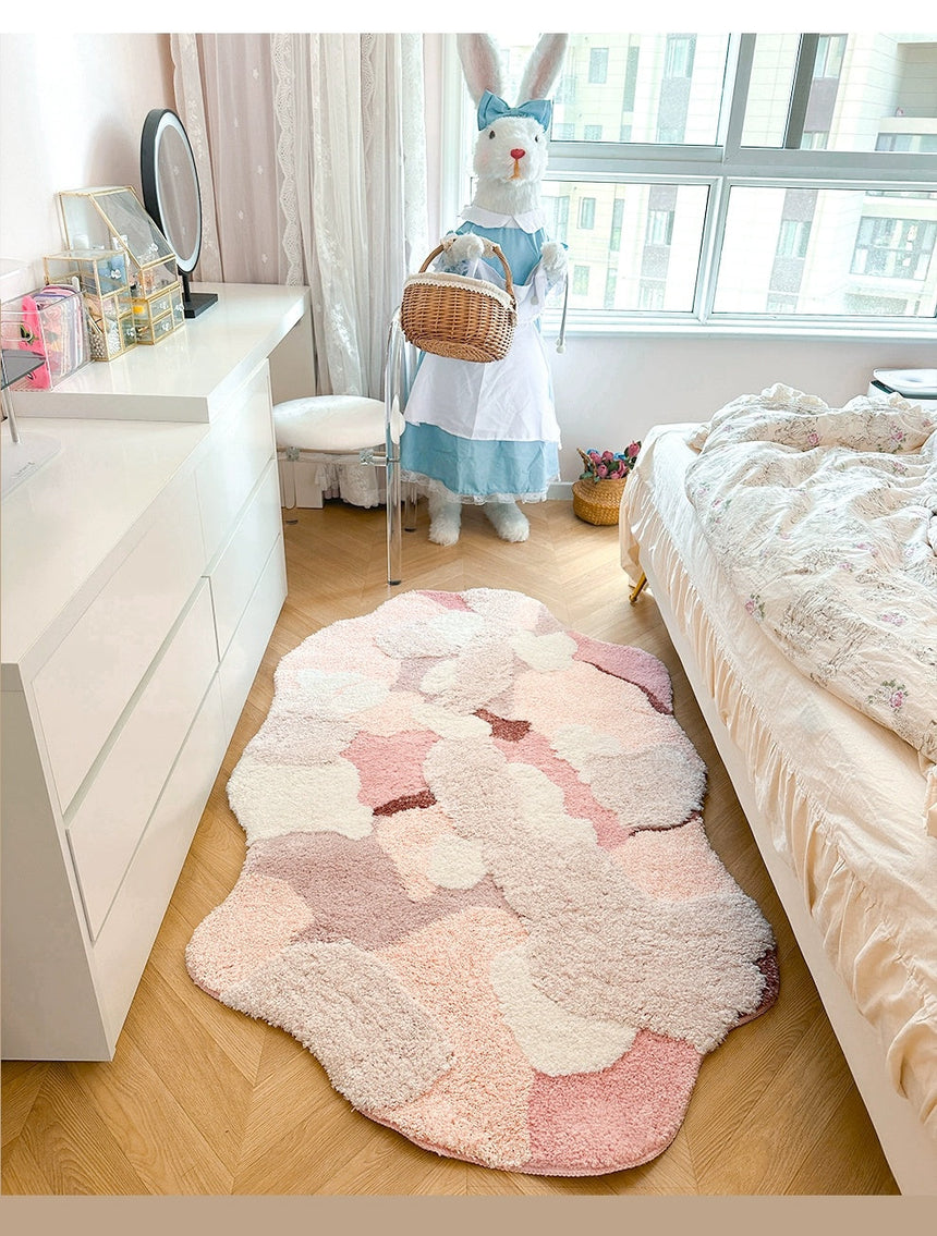 KENZAKI Sakura Snow Washable Rug from KENZAKI