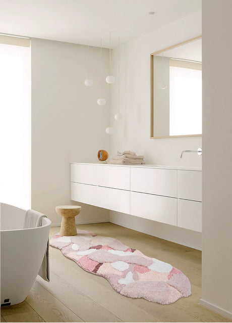 KENZAKI Sakura Snow Washable Rug from KENZAKI