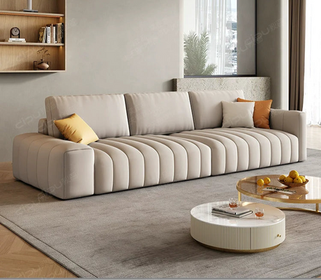 DIPU Landry Scandinavian Cream Modern Sofa from DIPU