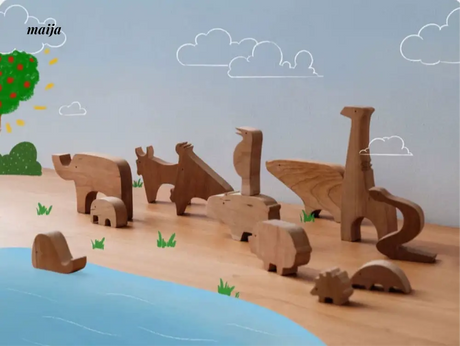 MUMO Mia Wooden Brainteaser Toy Set from MUMO