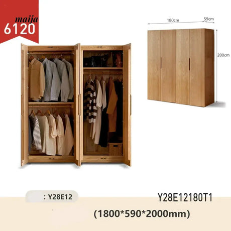 GENJI Brittney Solid Wood Wardrobe from GENJI
