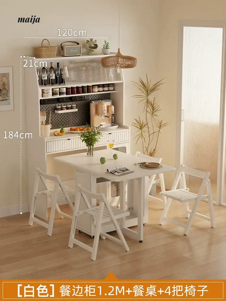 FUYUKI San Diego Retractable Dining Table and Cabinet from FUYUKI