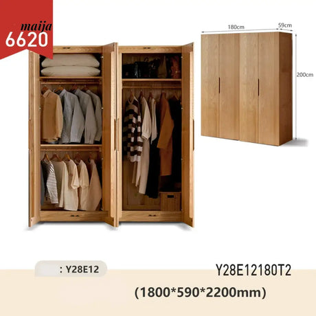GENJI Brittney Solid Wood Wardrobe from GENJI