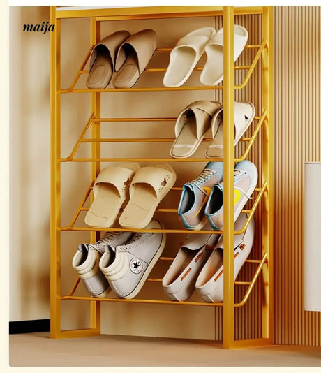 YUJIA Nordic Iron Shoe Rack Multi-Layer Storage from YUJIA