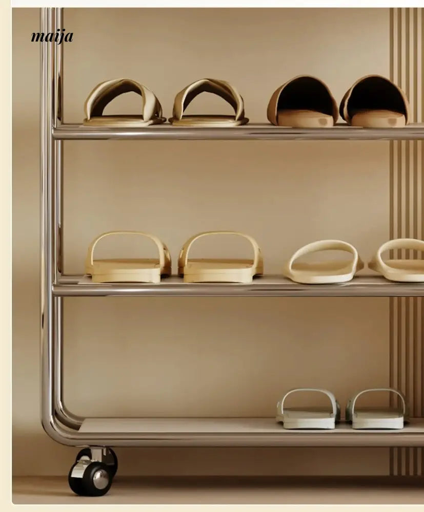 YUJIA Stainless Steel Multi-Layer Shoe Storage Cabinet from YUJIA