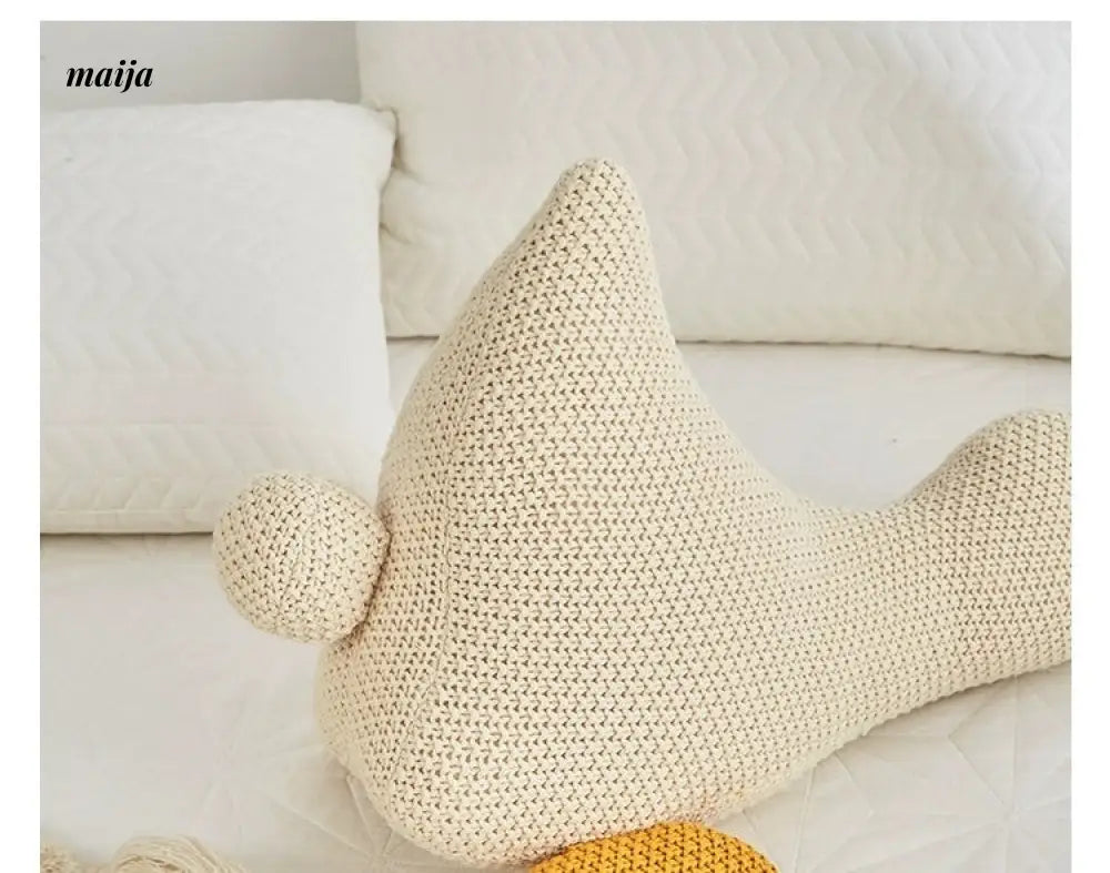 MAN YUE HOME Duck-Themed Cartoon Sofa Pillow for Bed Use from MAN YUE HOME