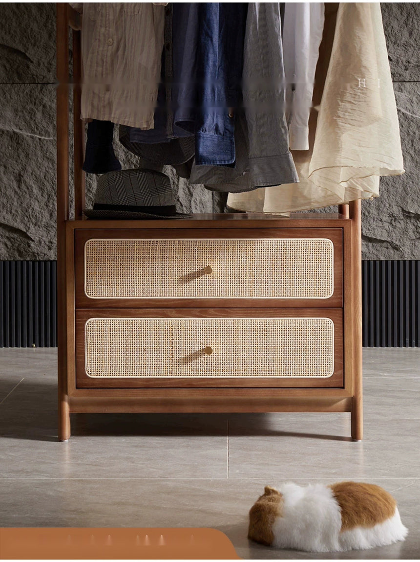 RATTAN CRAFTSMAN Wooden Hanger Japanese Storage from RATTAN CRAFTSMAN