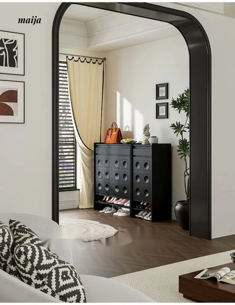 FEEL Vintage Black Shoe Cabinet from FEEL